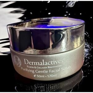 DERMALACTIVES Purifying Gentle Facial Scrub 1.7 oz / 50 ml ~ NWOB/SEALED